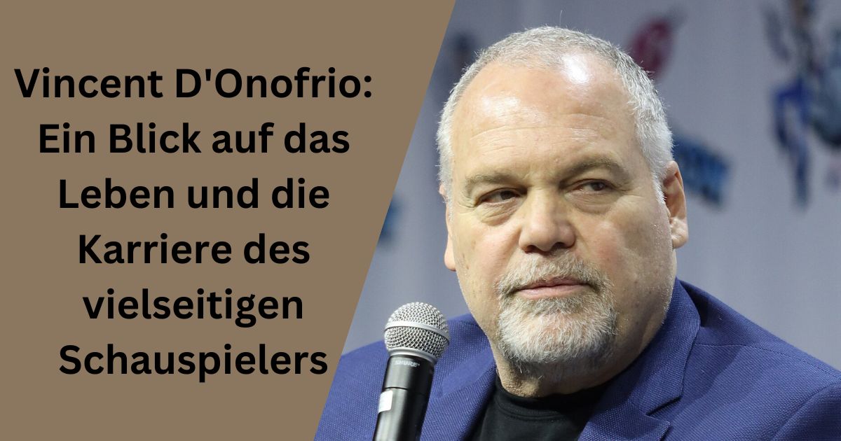 Vincent D'Onofrio: Ein Blick auf das Leben und die Karriere des vielseitigen Schauspielers