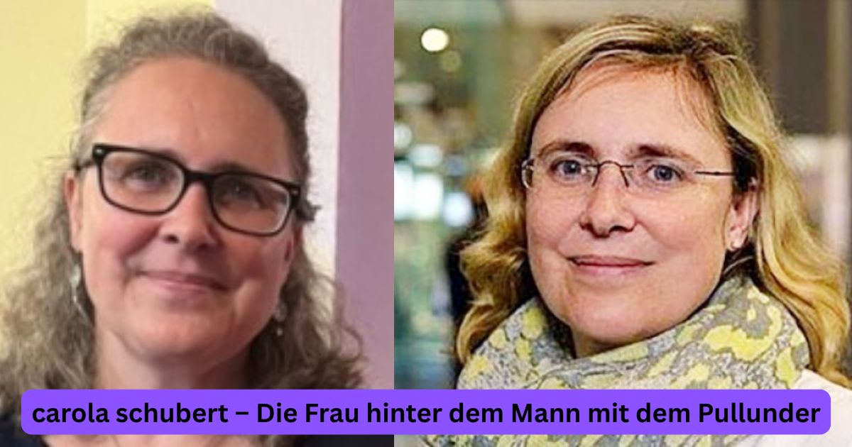 carola schubert – Die Frau hinter dem Mann mit dem Pullunder