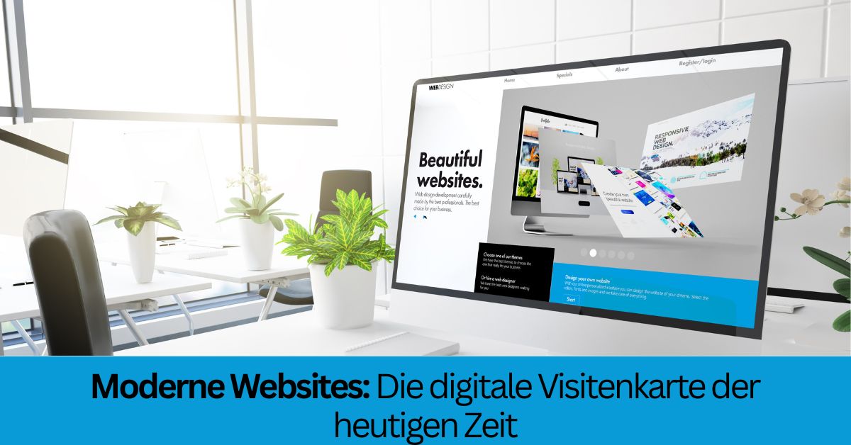 Moderne Websites Die digitale Visitenkarte der heutigen Zeit