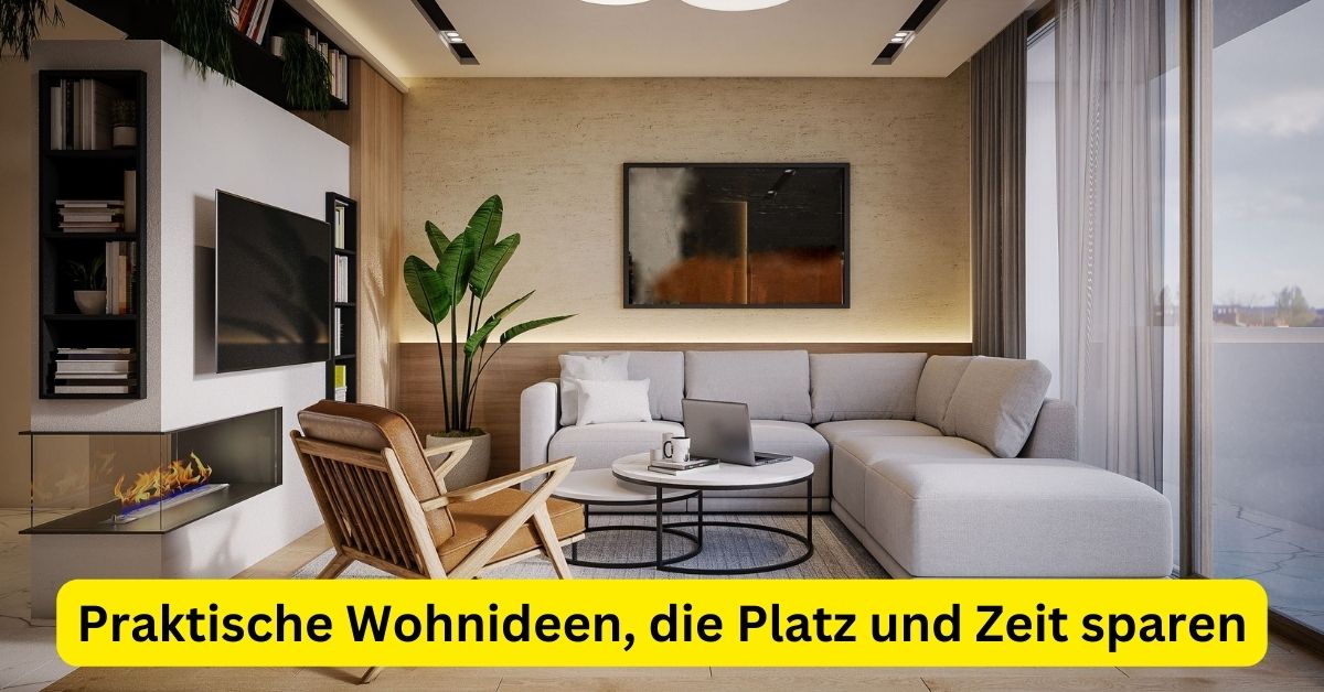 Praktische Wohnideen, die Platz und Zeit sparen