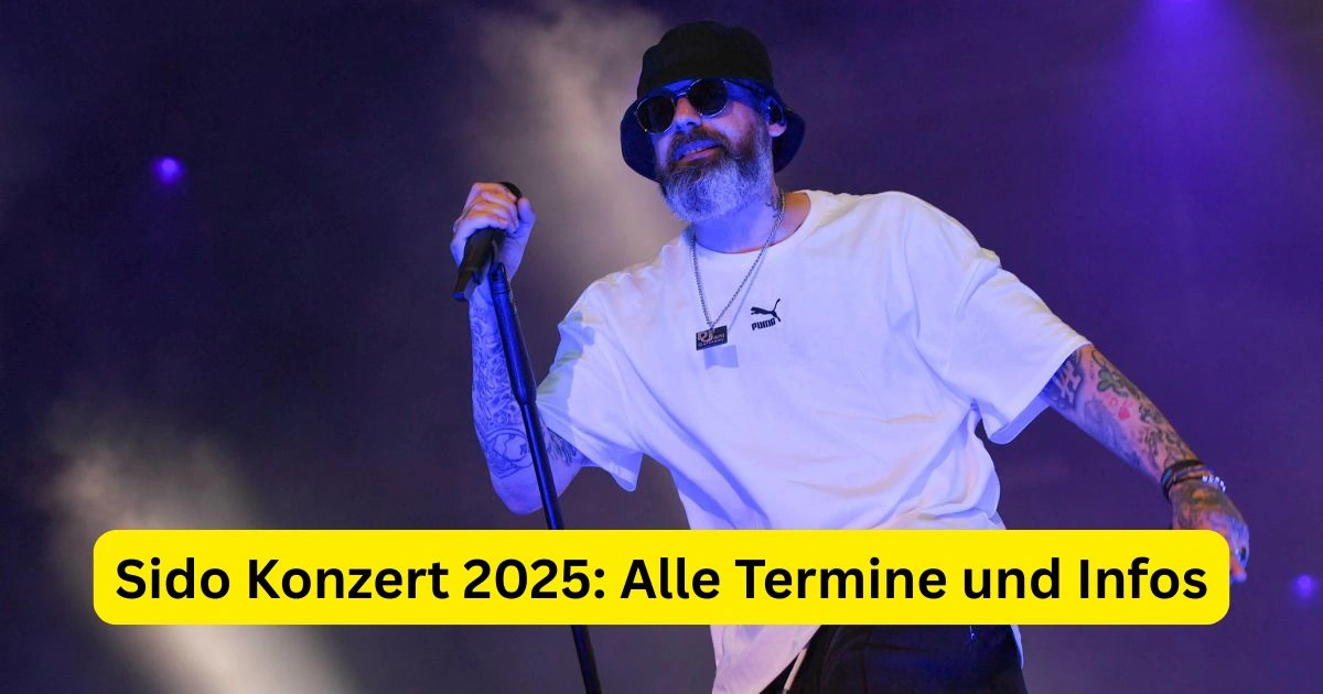 Sido Konzert 2025: Alle Termine und Infos