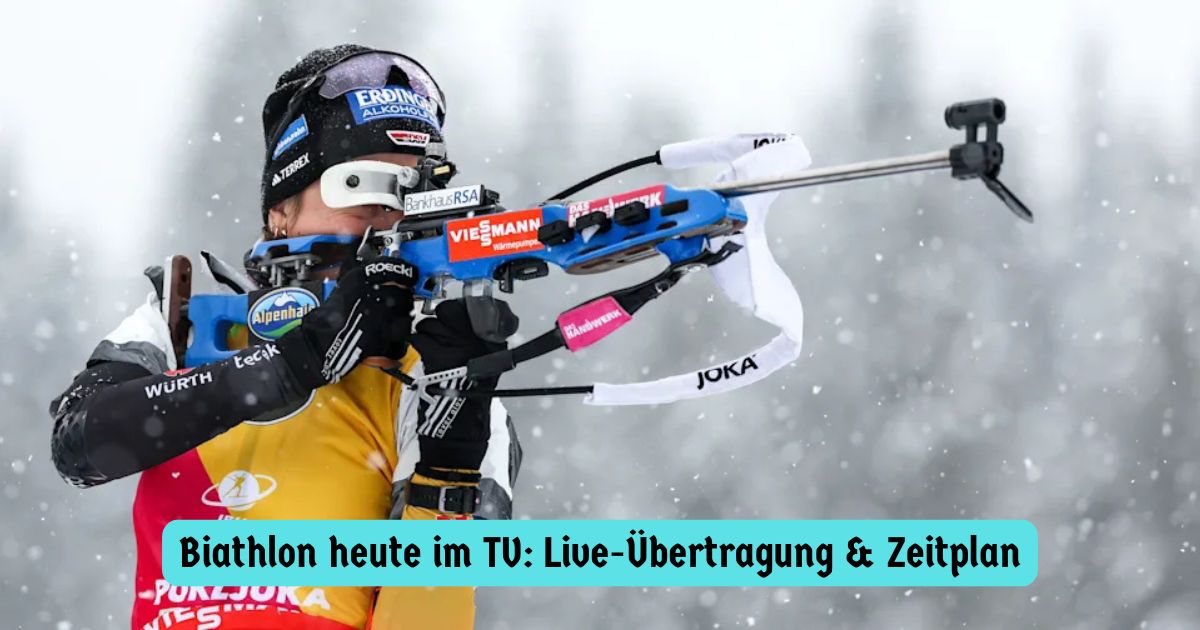 Biathlon heute im TV: Live-Übertragung & Zeitplan