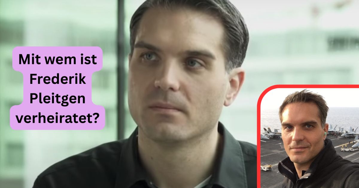 Mit wem ist Frederik Pleitgen verheiratet?