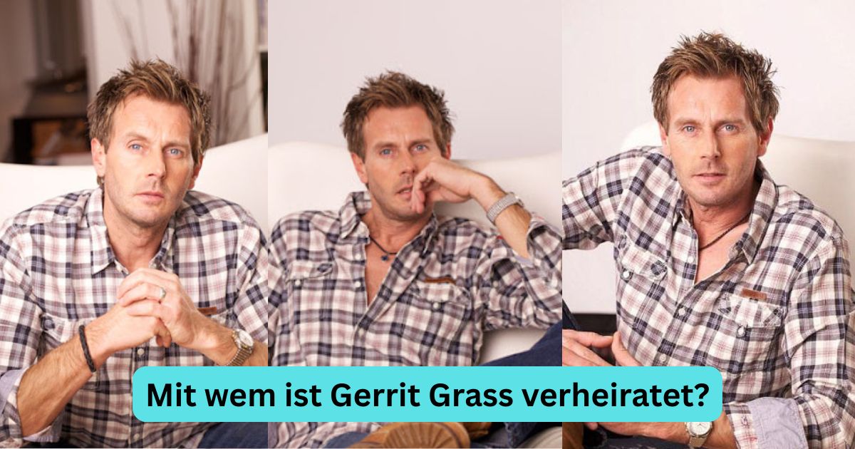 Mit wem ist Gerrit Grass verheiratet?