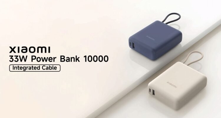 Xiaomi 33W Power Bank 10000mAh: Kompakte Energie für unterwegs
