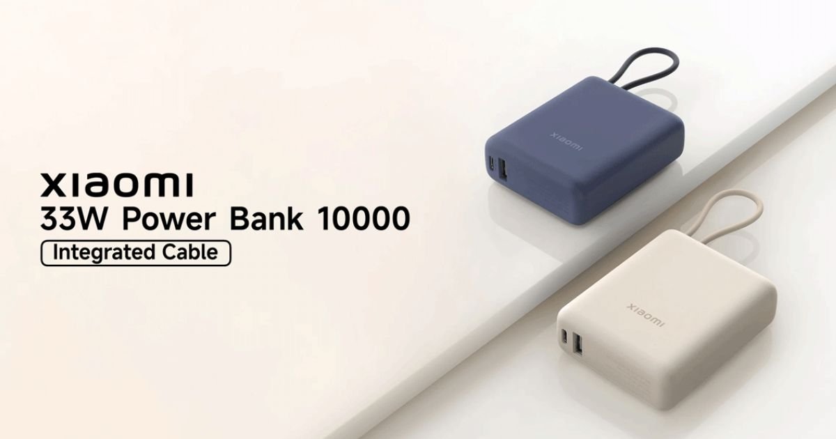 Xiaomi 33W Power Bank 10000mAh: Kompakte Energie für unterwegs